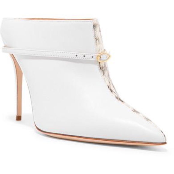 Jennifer Chamandi Elaphe/Leather Mules-Snake Print - Picture 6 of 6